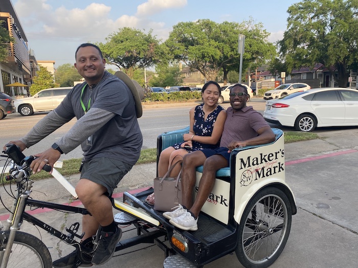 Houston pedicab advertising